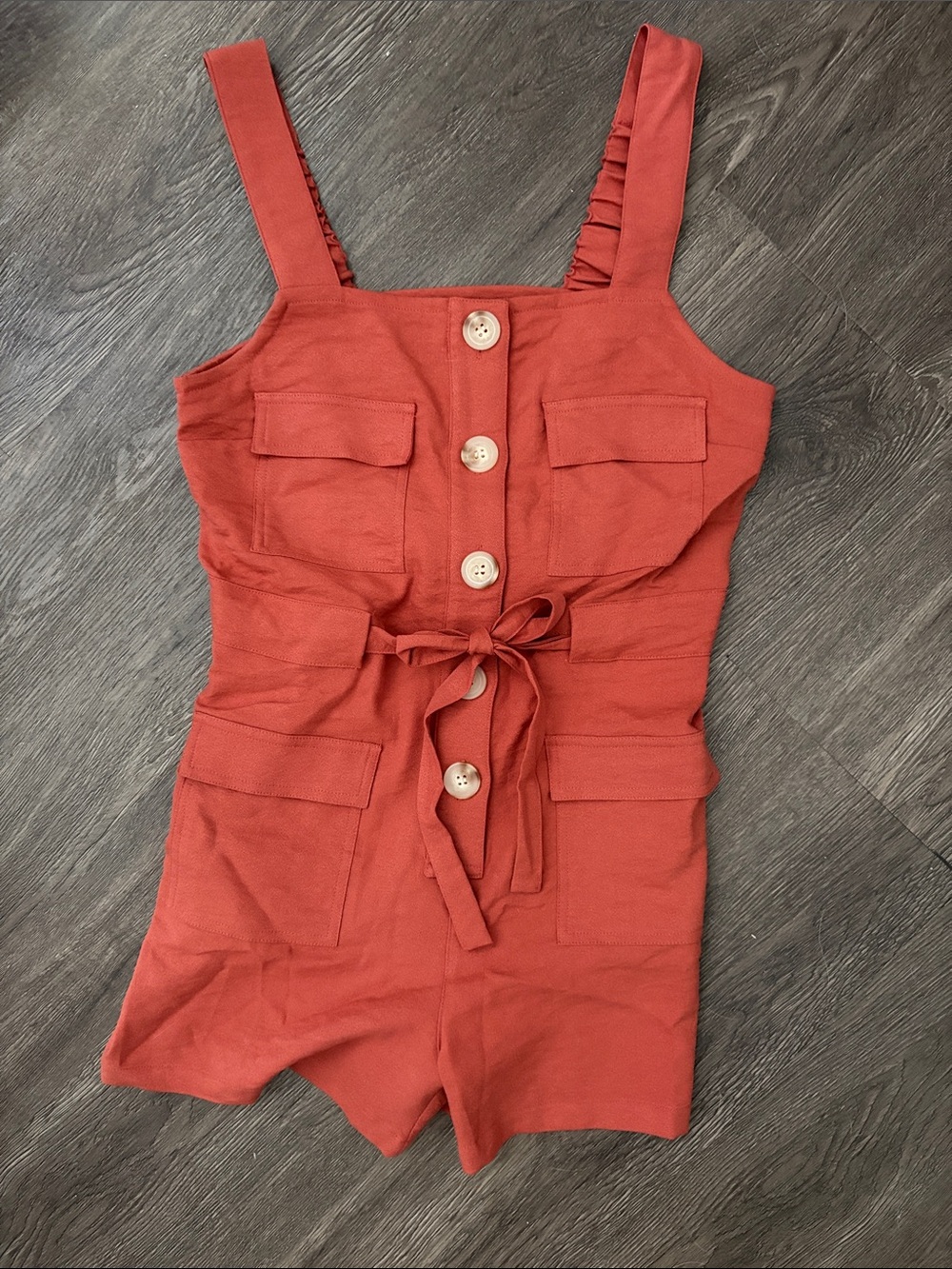 MP|D Rust-Red Romper
